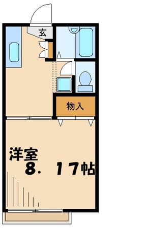 第６あおい荘の物件間取画像